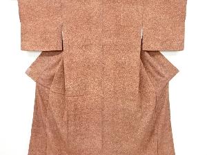 アンティーク 着物 大正ロマン 大正浪漫 昭和レトロ 袷 紬 秋冬 茶色